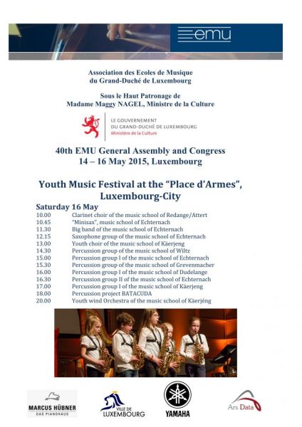 Youth Music Festival Saturday